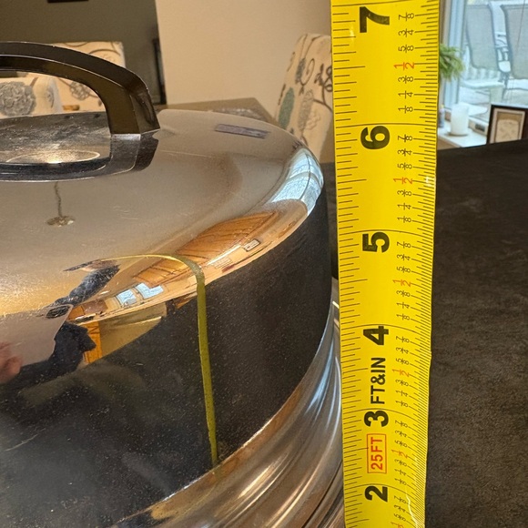 VTG MCM Stainless 13” Cake Carrier - Picture 9 of 9